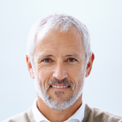 Professional, portrait and happy business man in office, startup