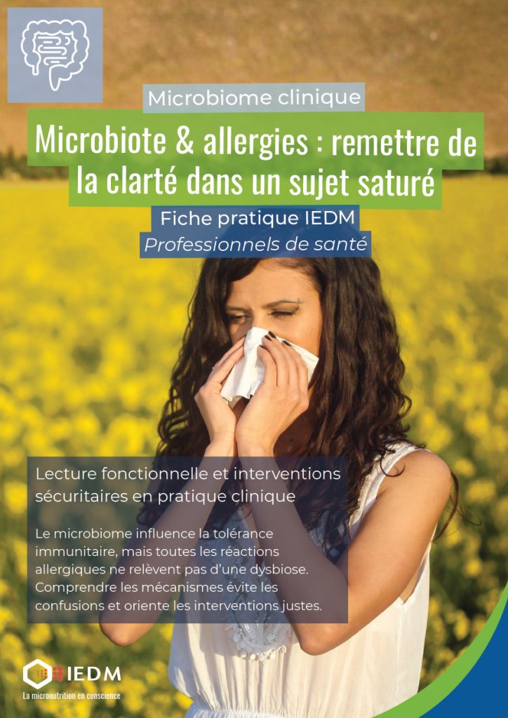 Fiche pratique IEDM : Muqueuses fragiles comprendre le triptyque perméabilité – inflammation – stress